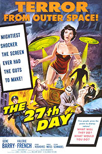 Image: “The 27th Day” (1957) poster