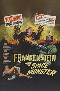 Image: “Frankenstein Meets the Space Monster” (1965) poster